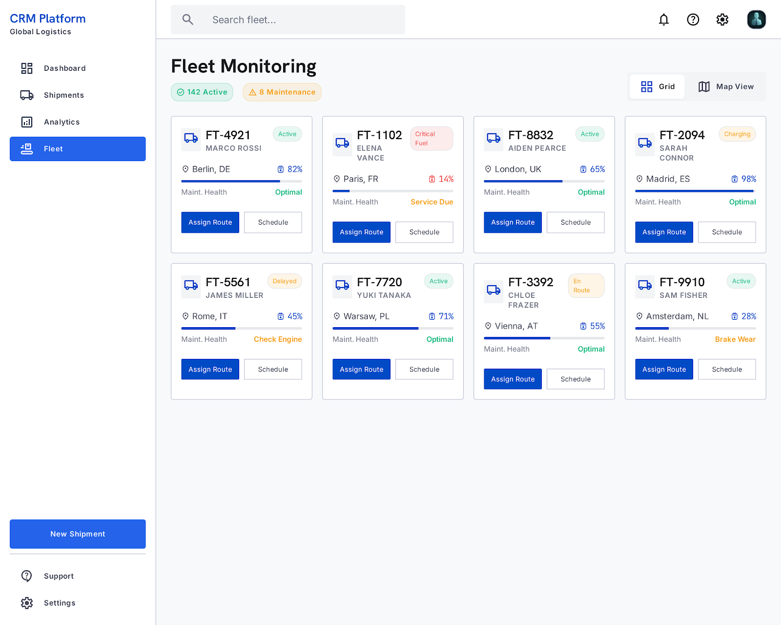 Warehouse stock and dock scheduling